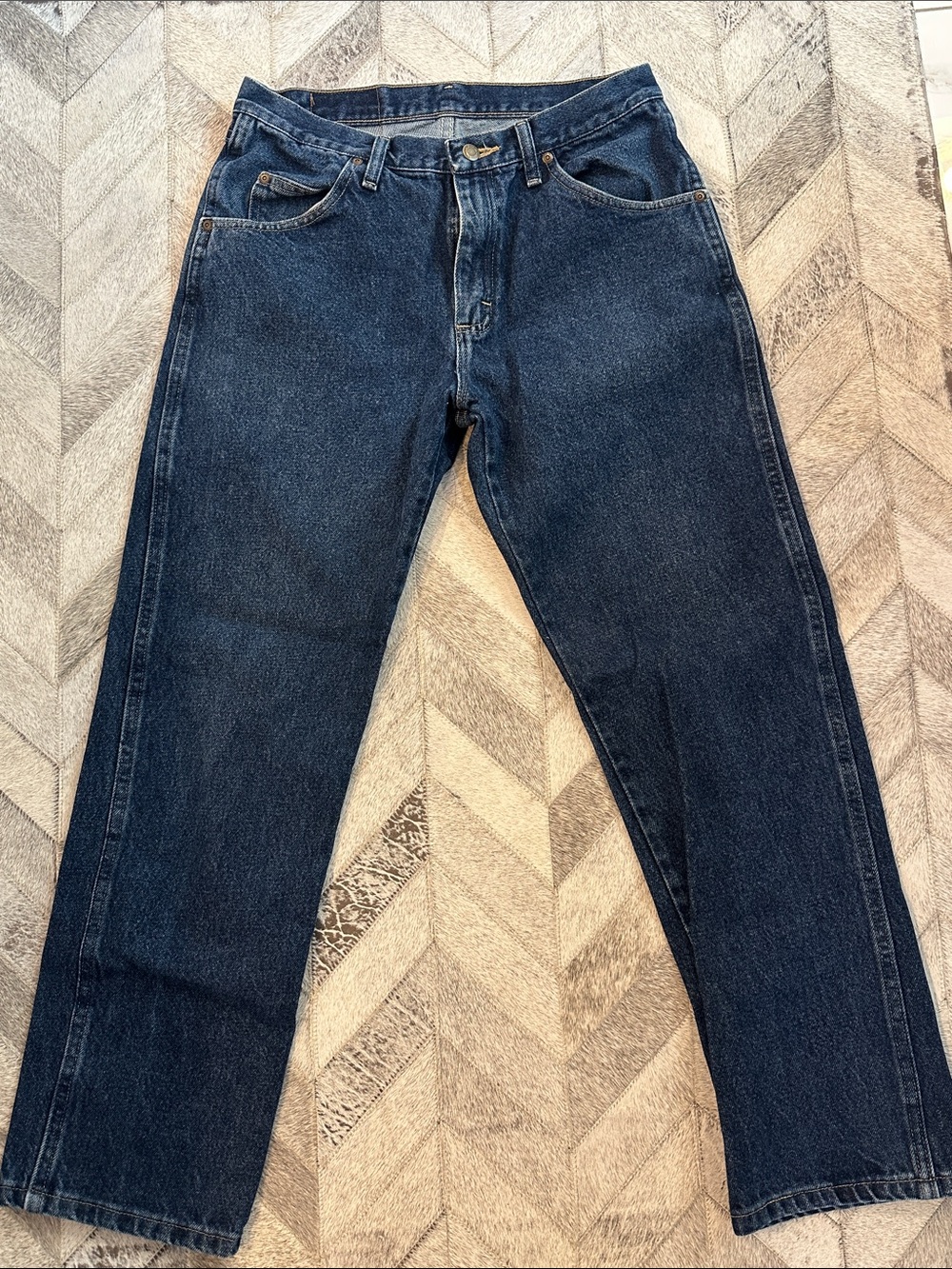 Classic Dark Blue Men's Jeans 32x30